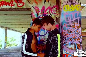 Southernstrokes Luke Geer Sbatte All'Aperto Twink Carino Dopo Pompino