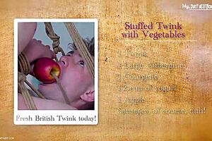 Вкусная жопа твинка связана туго для жесткого бэребэк БДСМ в извращенной фетиш-сцене