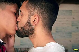 wow, camilo brown sloppily deepthroats liam sareth’s huge latino dick