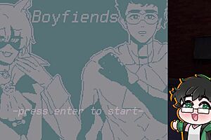 Roommates bliver elskere i yaoi anime kollegieværelse action.