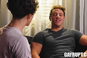 Stiefbruder Cristiano kämpft gegen Kyle Fletcher in wildem Arsch-Duell