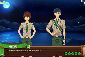 게임 프렌즈 캠프 Ep 27 - 나츠미 케이타로 피어에서 섹스 러시안 보이스