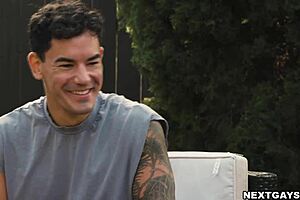 Потрясающая гей-сцена секса с JC Hunt и Ryer Owens в POV