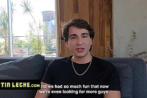 Just watching these sexy Latin twink boys bang hardcore on camera.