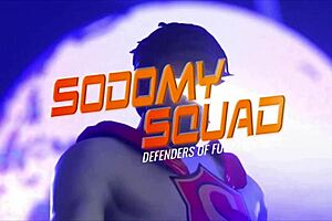 Jocks calientes se enganchan en la oficina en parodia gay