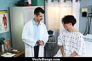 Man, I can’t believe the doc’s givin’ me this kinda check-up!