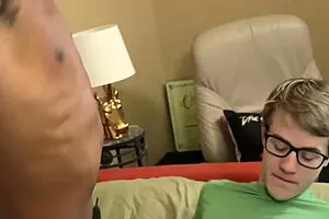 Interracial couple’s anal scene with cum facial