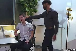 Tony genius and Trevor Harris have hot office affair