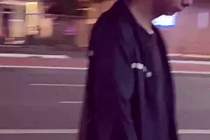 Public encounter with a hunk at the bus stop