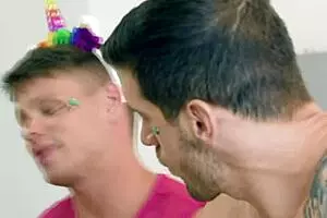 Straight man at his first Pride