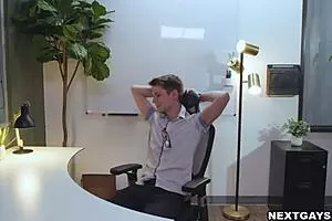 Tony genius and Trevor Harris have hot office affair