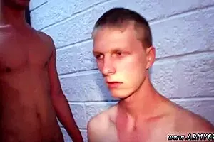 Young and straight army recruits try out gay sex in a three woman and one man scene