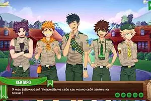 Game friends camp episode 10 in Russian voice acting