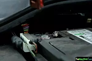 Horny twink takes a huge cock in his tight hole