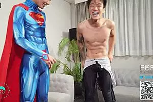 Japanese twink superheroes in action