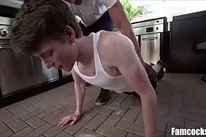 Stepdaddy fitness in gay porn