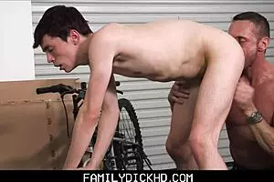 Stepson and stepdad's unexpected bike fix