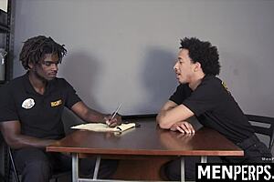 A security officer strikes a deal with the perp for freedom. Their encounter turns intense at work.