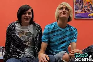 Emo twinks take it deep