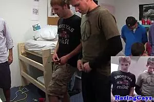Straight and twinks having hot group sex with anal fucking