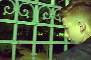 Novinho Dotado Slamming Hard at the Bus Stop with Monster Cock in Public Outdoor Action!