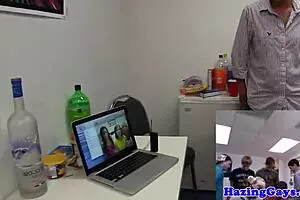 Straight and twinks having hot group sex with anal fucking