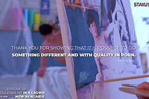 Staxus kalın siyah sik getiriyor sıkı beyaz deliği domine etmek için yoğun ırklararası aksiyon. Twink'ler sert çarpışıyor!