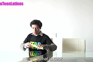 twink leo estebans caught in sexy theft preview scandal. interracial cheating with big ass emo.