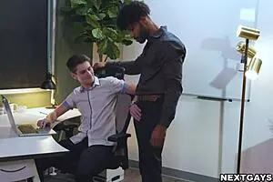 Tony genius and Trevor Harris have hot office affair