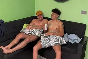 Skinny Latin boys indulge in hot gay action