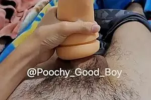 Gay twink big dick activo dripping cum after pounding. Hot cumshot scene!